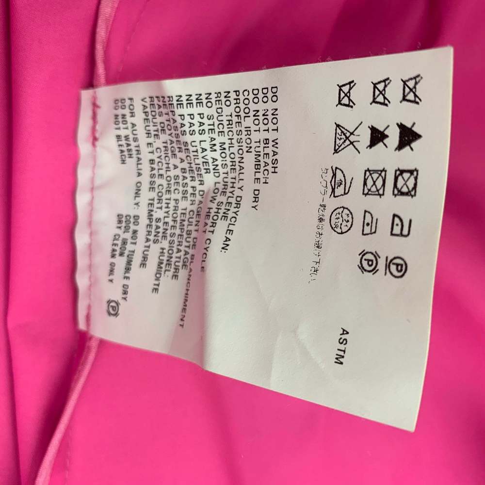JIL SANDER Pink Polyester Notch Lapel Jacket - Picture 7 of 7